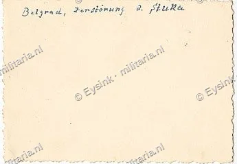 Schade door een Stuka foto — Foto's & Documenten — WO2 (foto 2 van 2)
