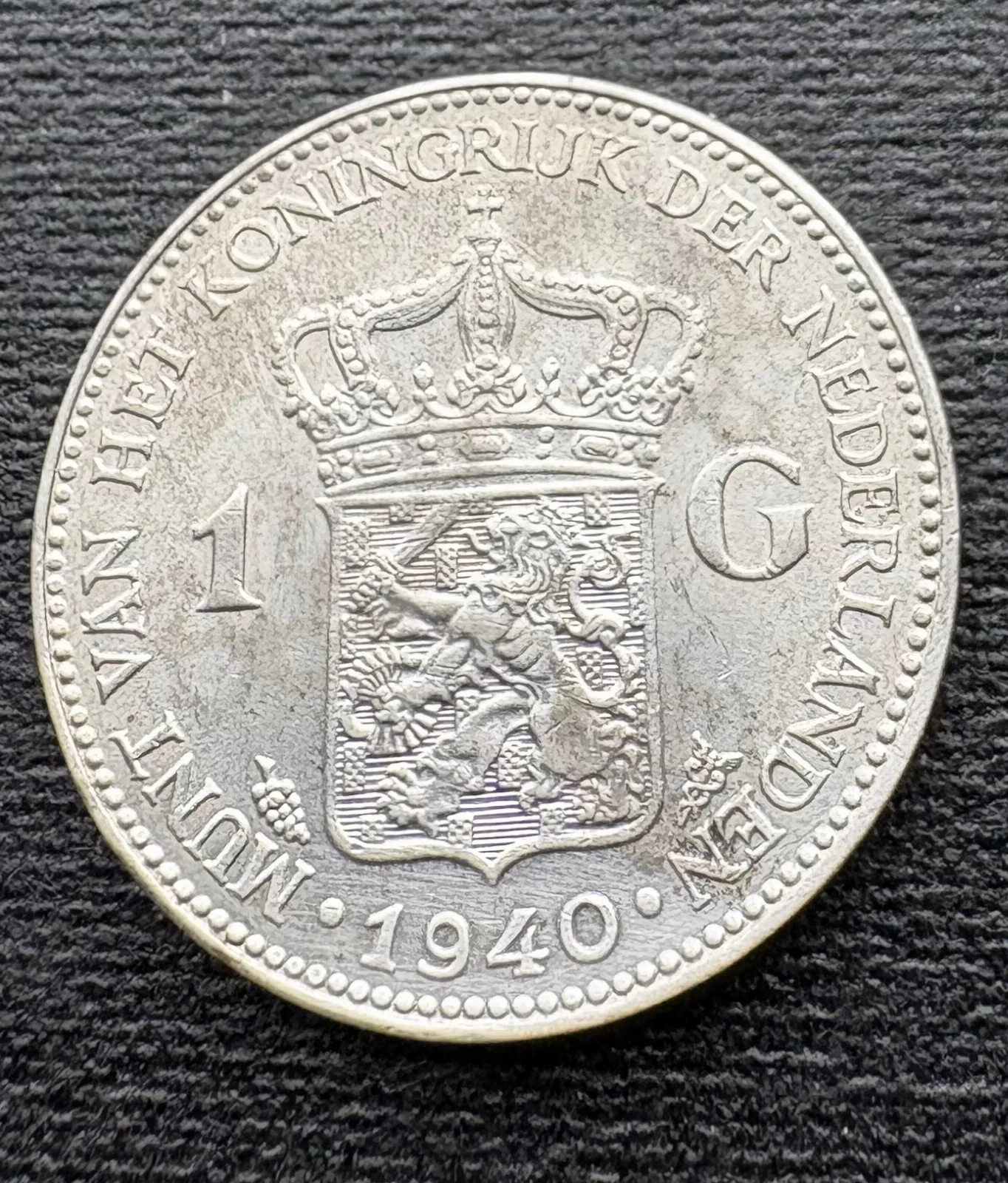 Zilveren 1940 Gulden Wilhelmina — WO2