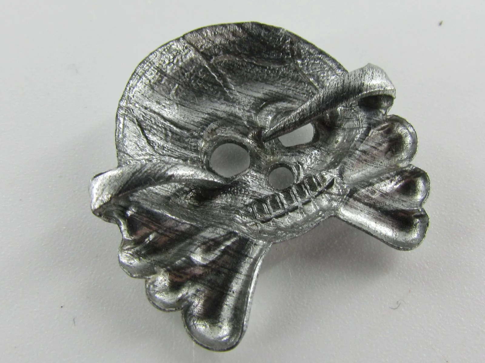 Wehrmacht (Heer) Paar Panzer kraagspeldjes met doodskoppen (reproductie) — Insignes & Emblemen — WO2 (foto 5 van 8)