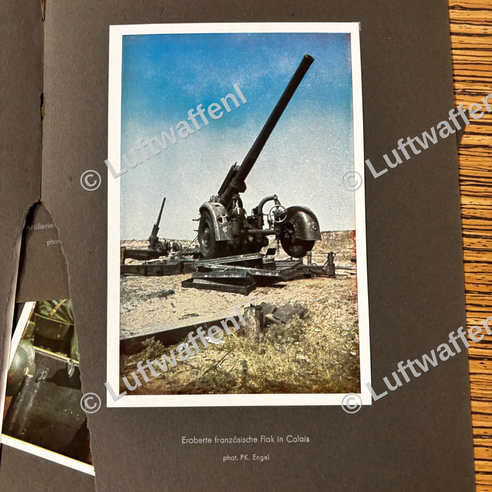 Boekje met 7 foto’s wehrmacht in Frankrijk — Foto's & Documenten — WO2 (foto 6 van 7)