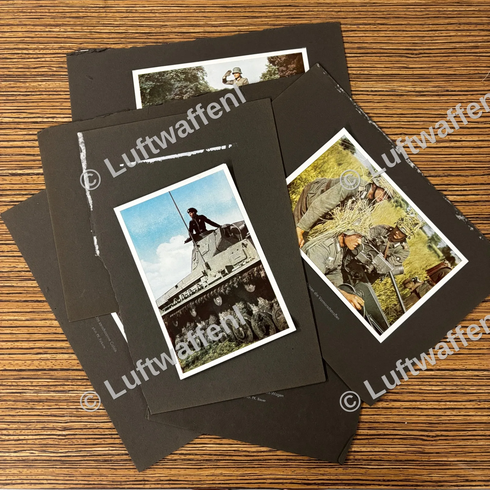 Boekje met 7 foto’s wehrmacht in Frankrijk — Foto's & Documenten — WO2 (foto 7 van 7)