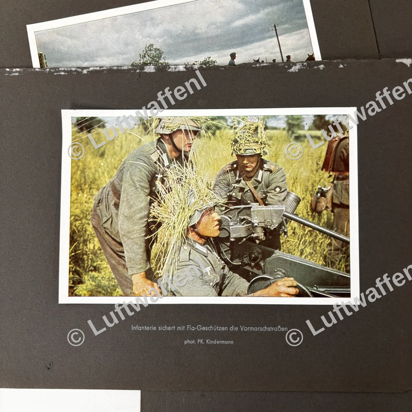 Boekje met 7 foto’s wehrmacht in Frankrijk — Foto's & Documenten — WO2 (foto 5 van 7)