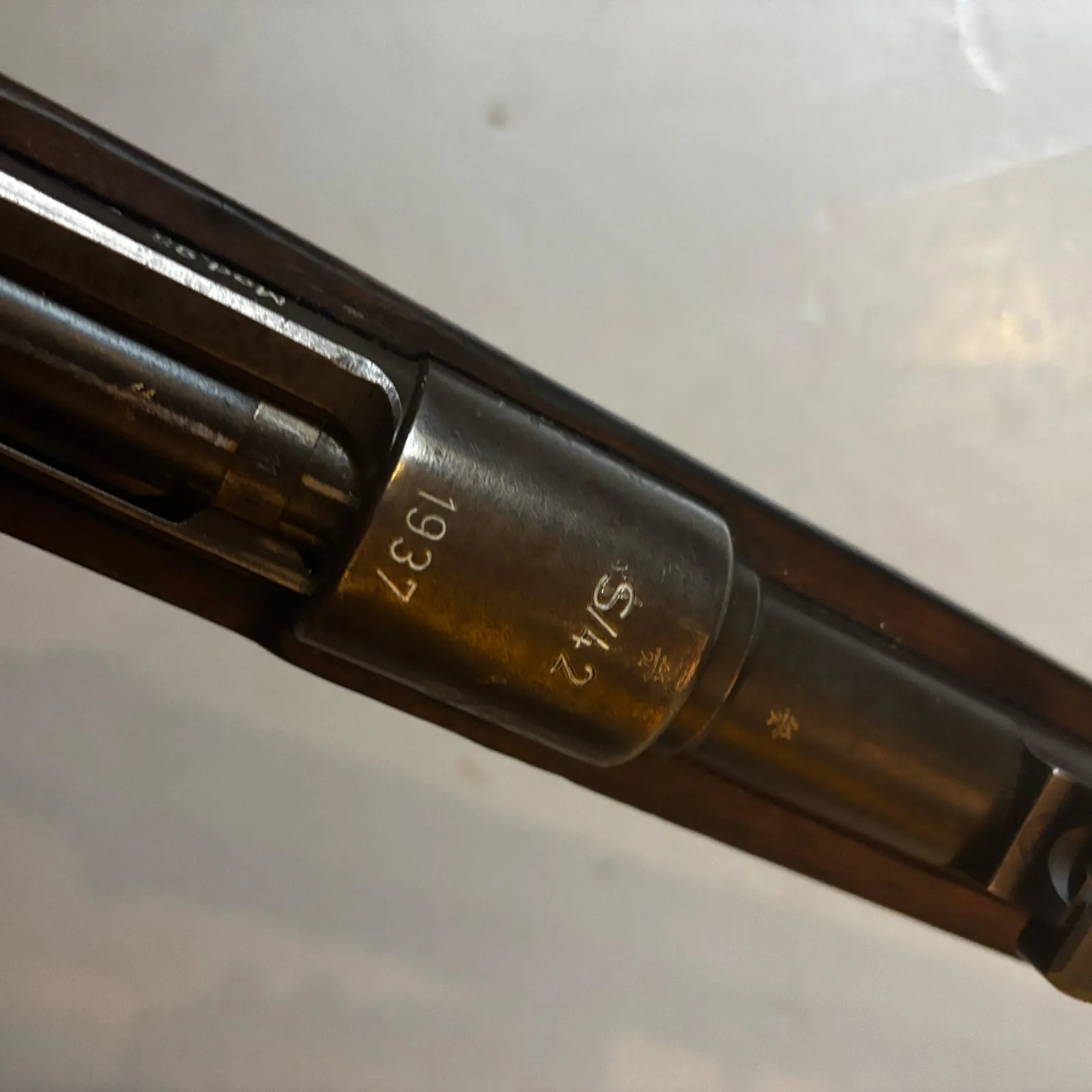 K98 NL onklaar S/42 Mauser-Werken 1937 — Wapens — WO2 (foto 2 van 4)