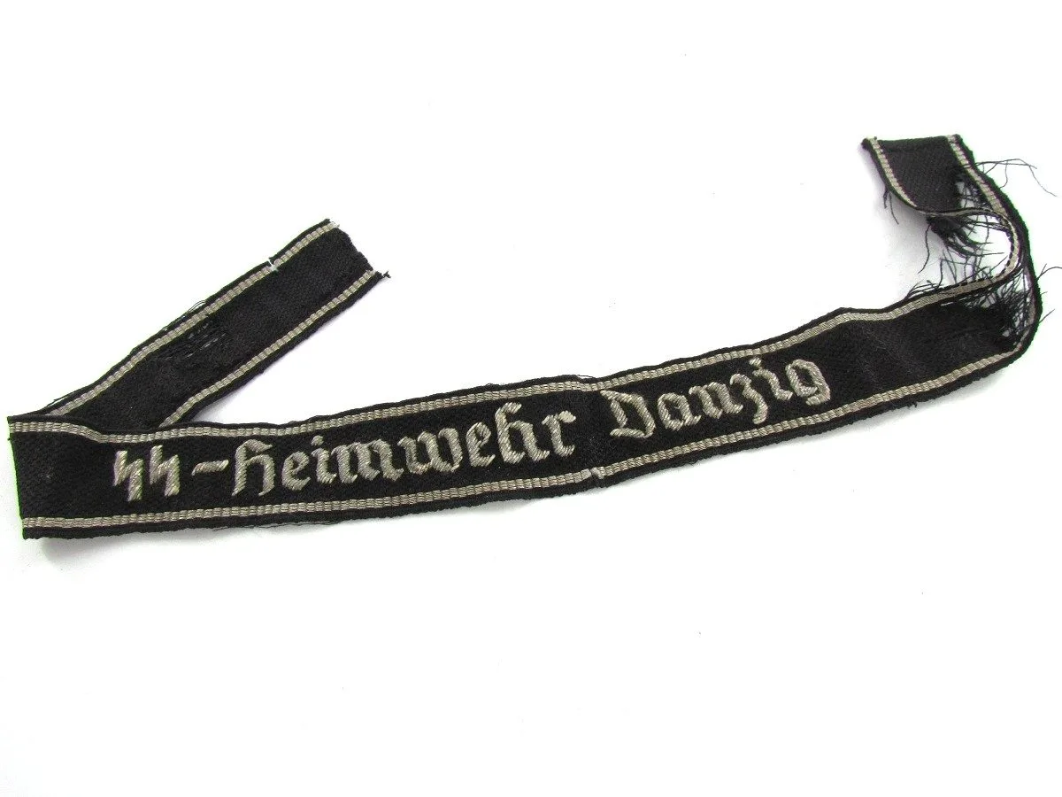 SS "Heimwehr Danzig" - officiers RZM cuff title - — WO2