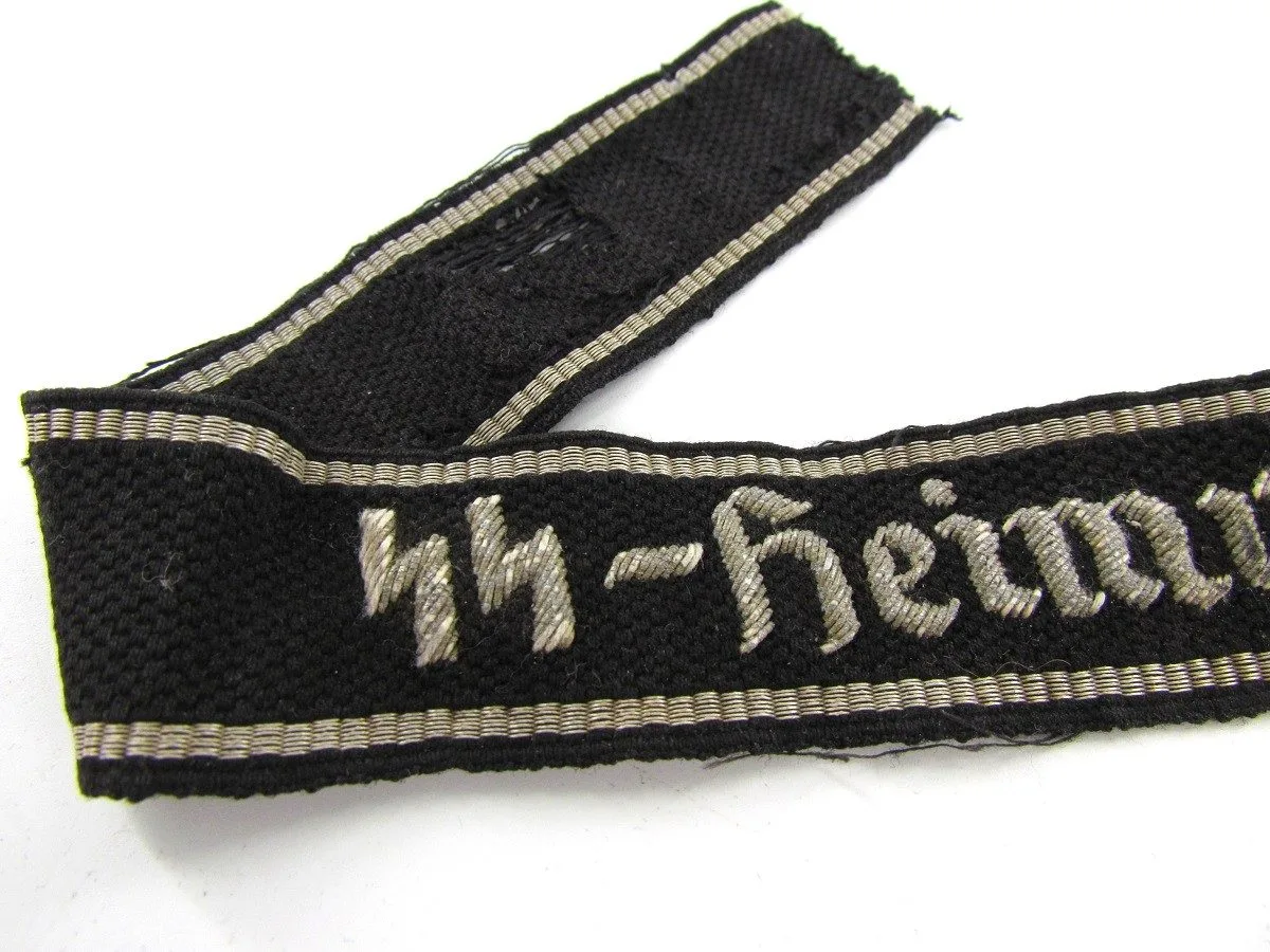 SS "Heimwehr Danzig" - officiers RZM cuff title - — Insignes & Emblemen — WO2 (foto 2 van 10)