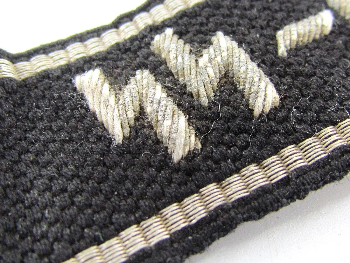 SS "Heimwehr Danzig" - officiers RZM cuff title - — Insignes & Emblemen — WO2 (foto 3 van 10)