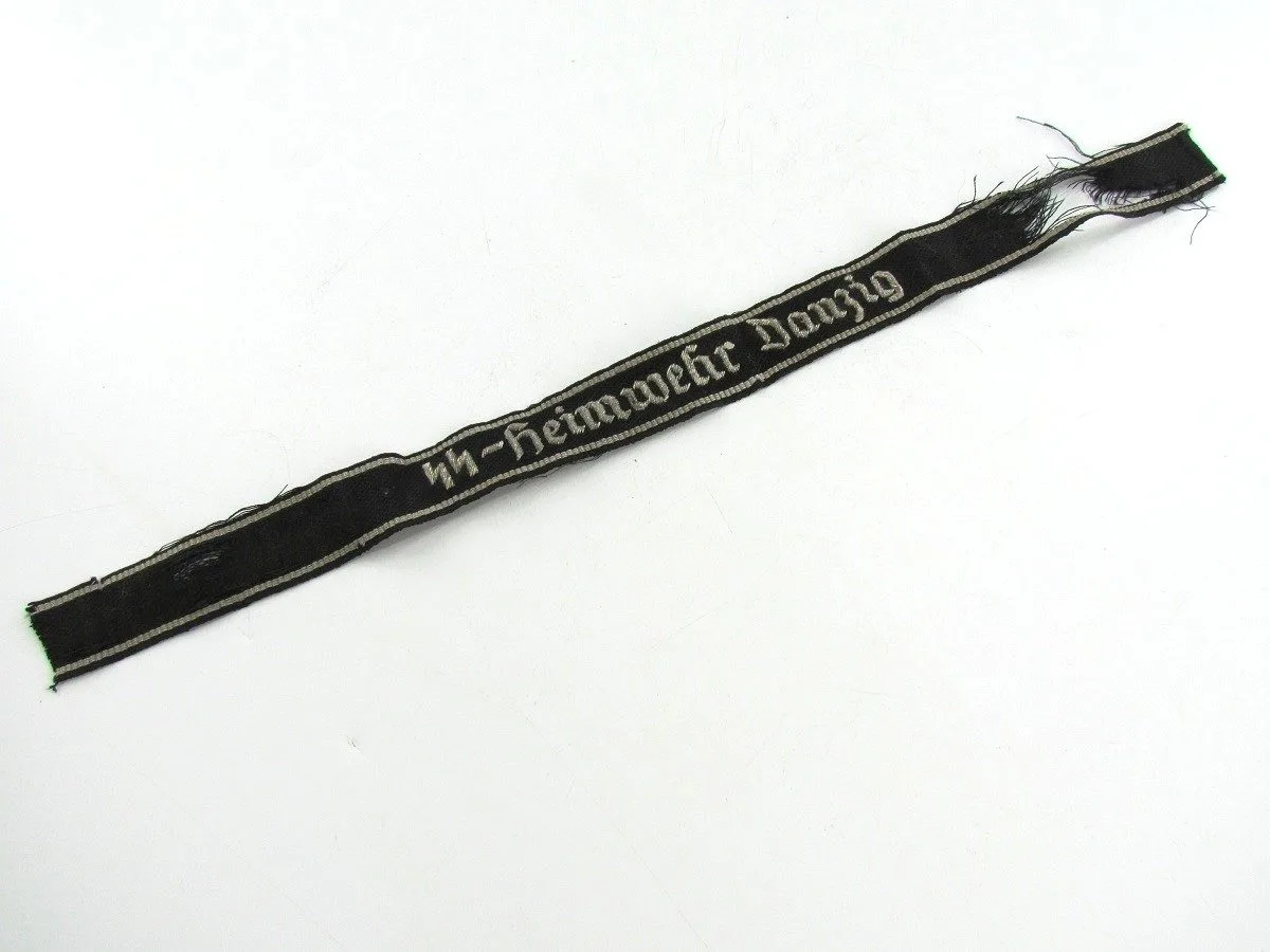 SS "Heimwehr Danzig" - officiers RZM cuff title - — Insignes & Emblemen — WO2 (foto 10 van 10)