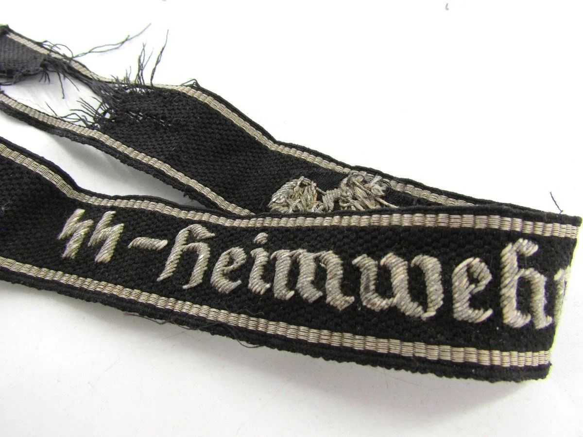 SS "Heimwehr Danzig" - officiers RZM cuff title - — Insignes & Emblemen — WO2 (foto 8 van 10)