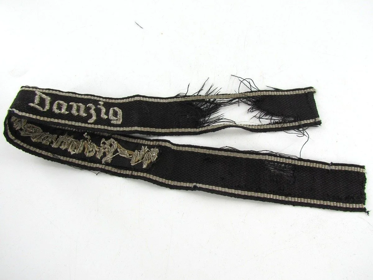 SS "Heimwehr Danzig" - officiers RZM cuff title - — Insignes & Emblemen — WO2 (foto 9 van 10)