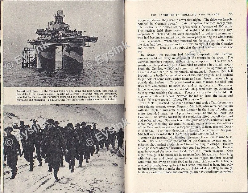 Royal Marines brochure 1944 Marine Nederland — Boeken & Tijdschriften — WO2 (foto 4 van 5)