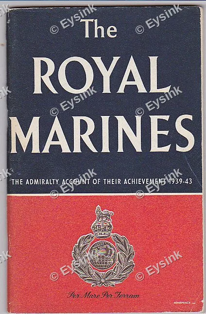 Royal Marines brochure 1944 Marine Nederland — WO2