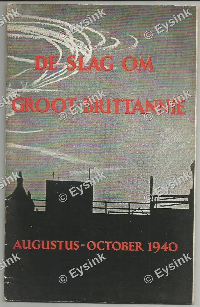 RAF slag om UK Engeland brochure ministerie luchtvaart — WO2