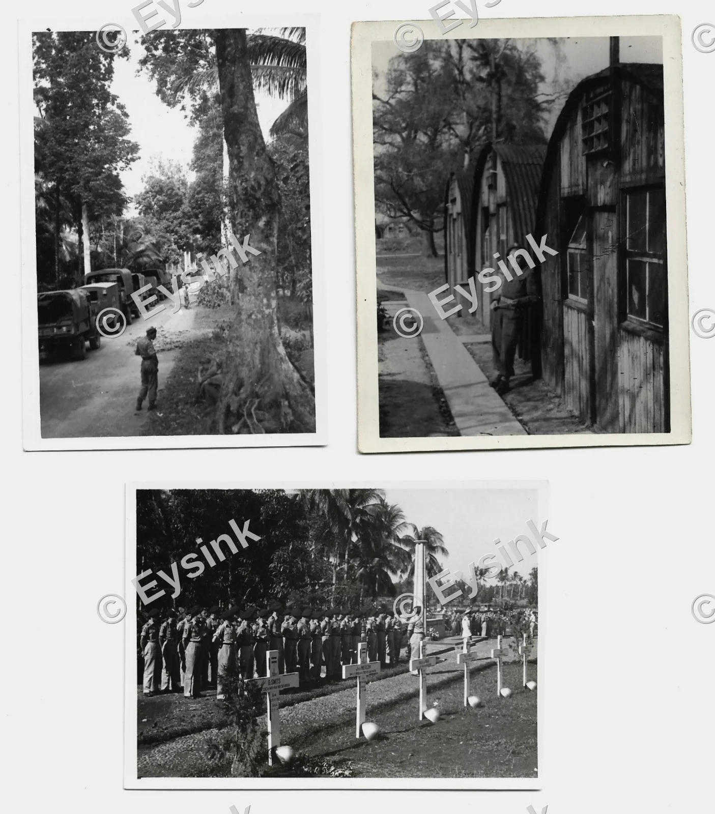 Lot foto 11x KNIL leger Holland Indie — Koude-Oorlog