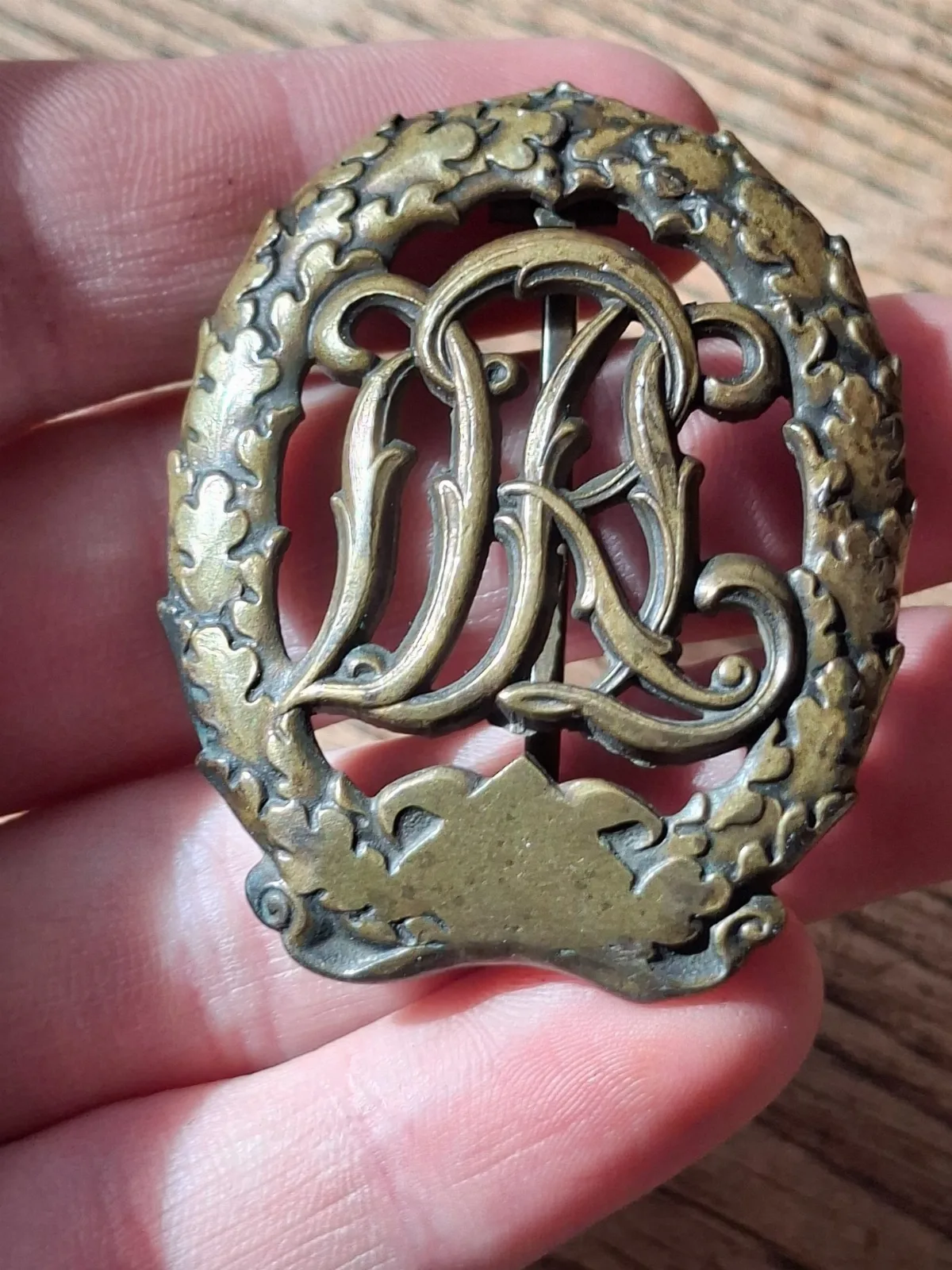 Duitse DRL medaille+miniatuur gedenazificeerd — Medailles & Onderscheidingen — WO2 (foto 2 van 8)