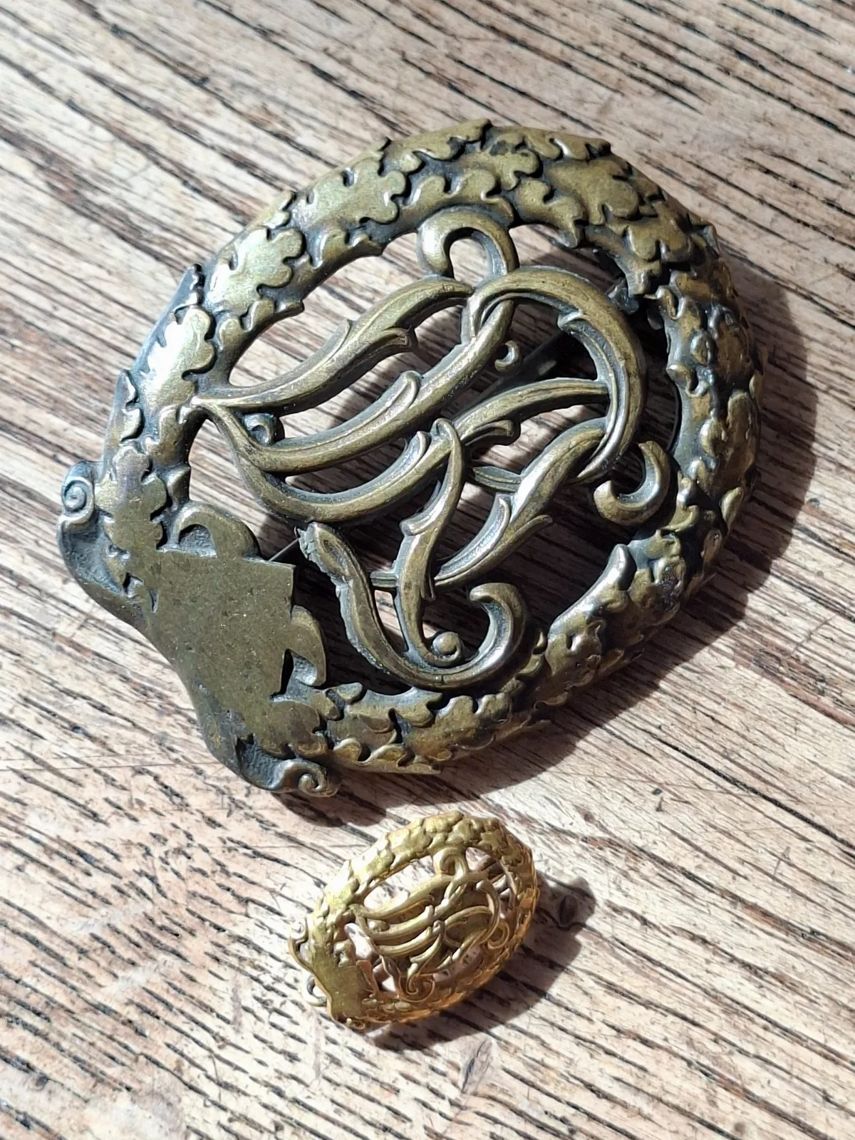 Duitse DRL medaille+miniatuur gedenazificeerd — WO2