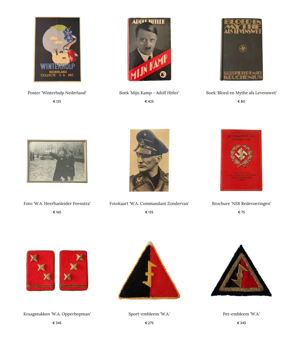 Originele WWII collaboratie items tekoop! — WO2
