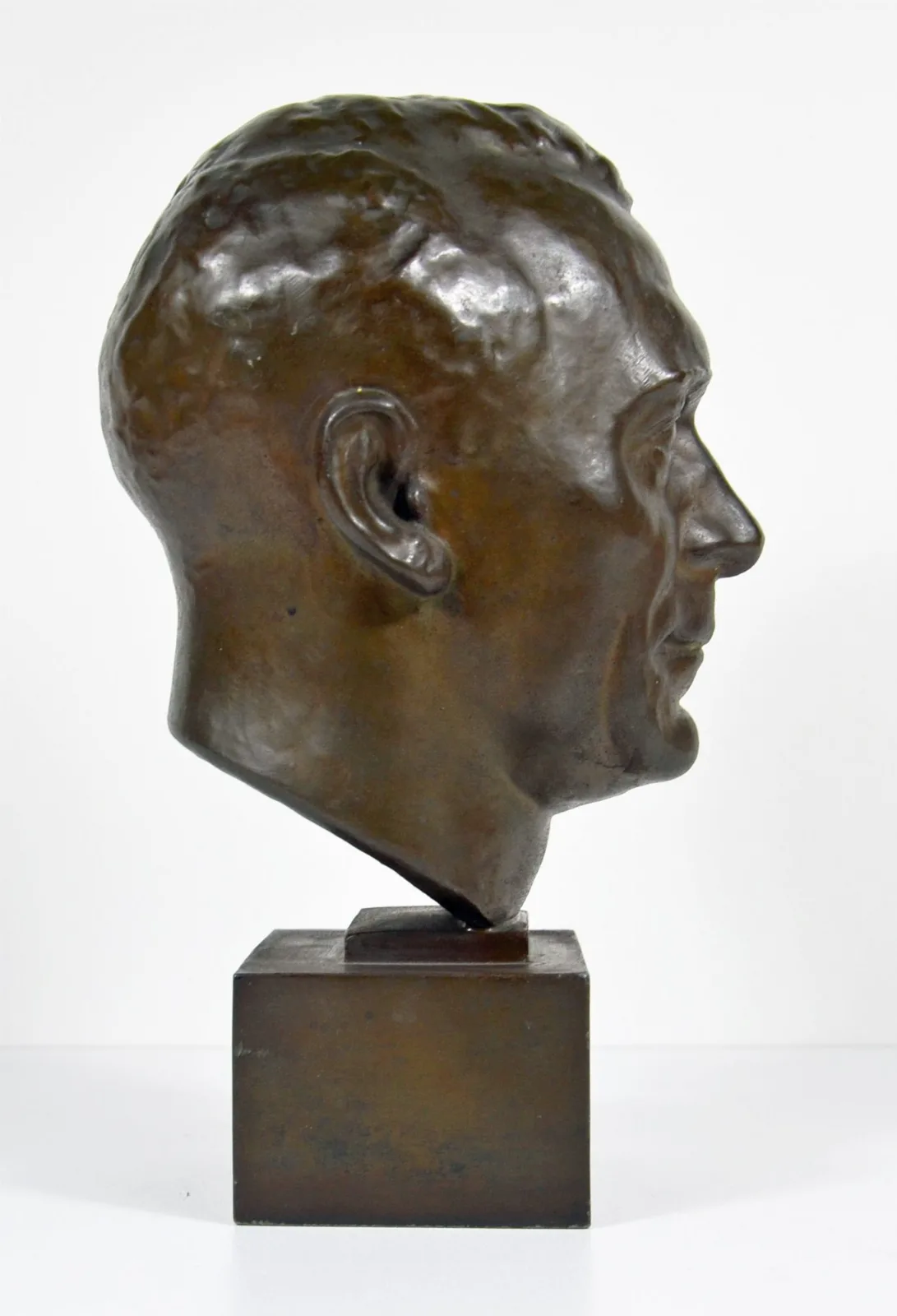 Hans Schemm - Bronzen Hoofd; bureaudecoratie; rond 1933. — Overige — WO2 (foto 6 van 10)