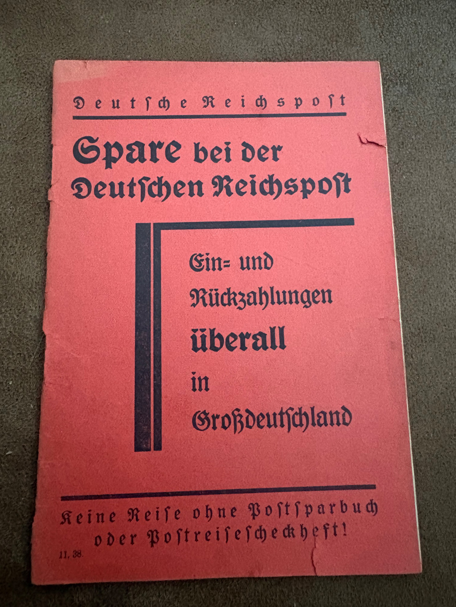 Duits spaarboekje 1939