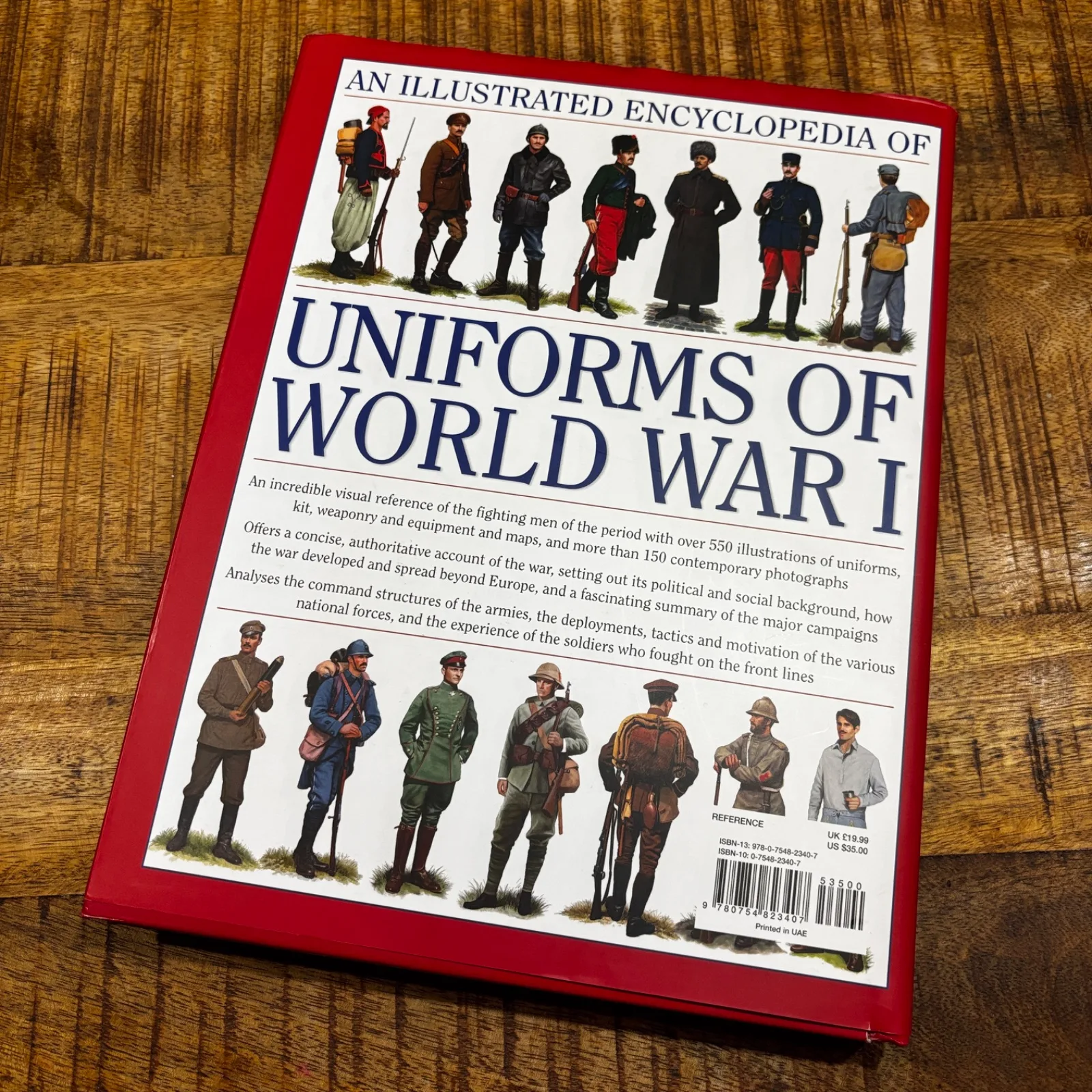 Uniforms of World War I - Jonathan North — WO1