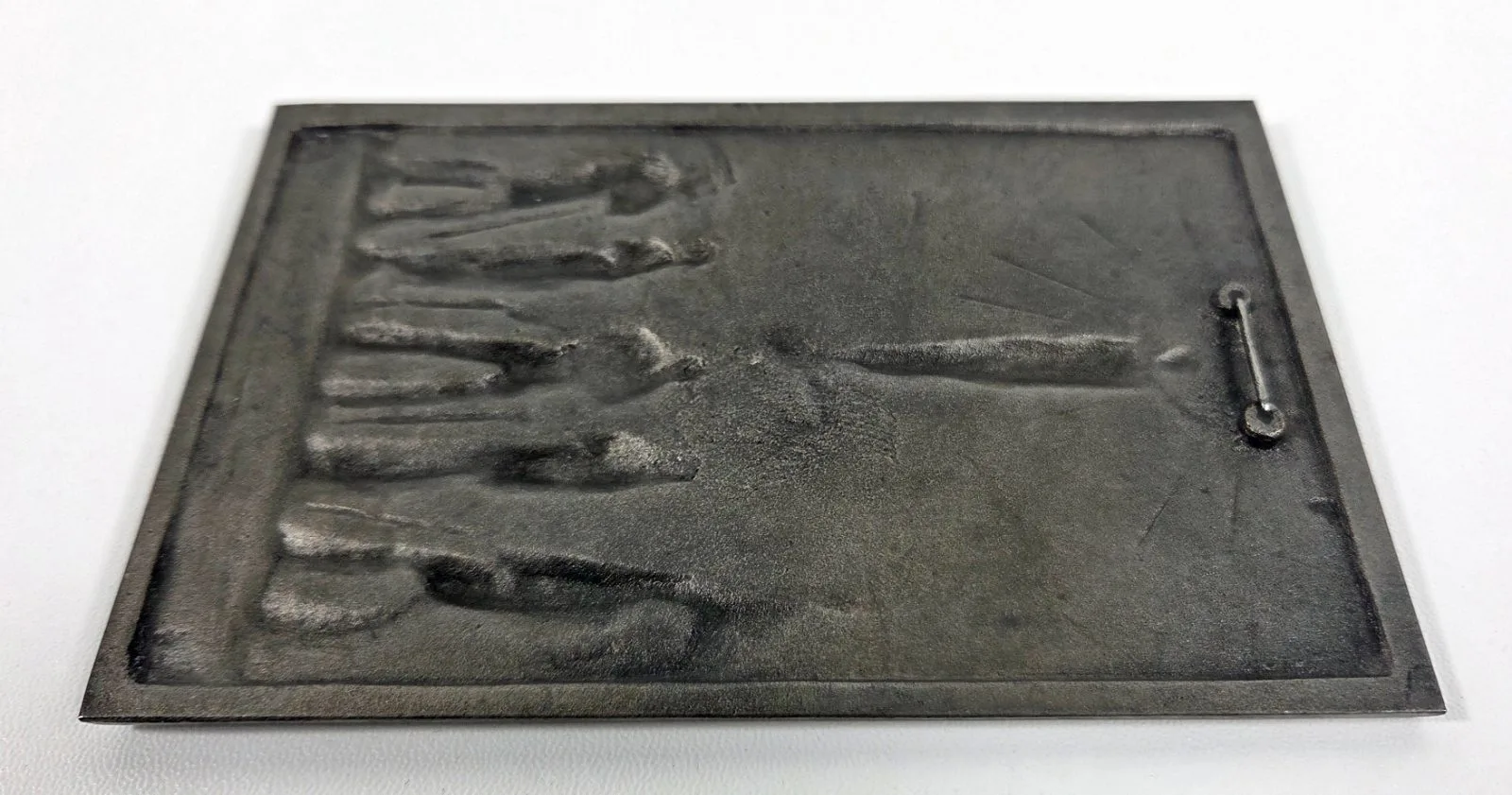 Gietijzeren gedenkplaat „Und sie verstanden einander” – Kunstgießerei Lauchhammer (1933) — Overige — WO2 (foto 3 van 5)