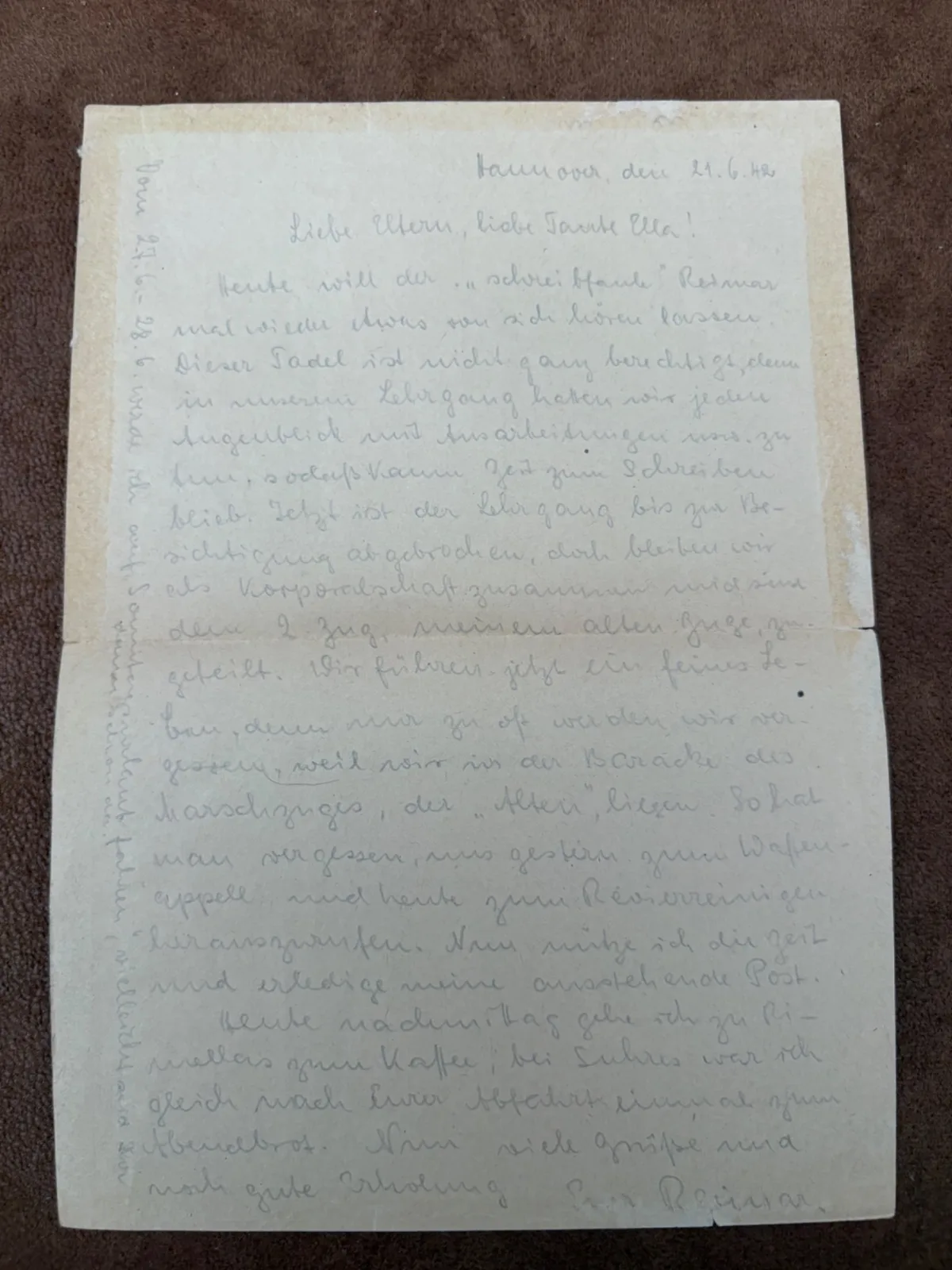 3 Duitse Feldpost brieven 1943-44 — Foto's & Documenten — WO2 (foto 4 van 5)