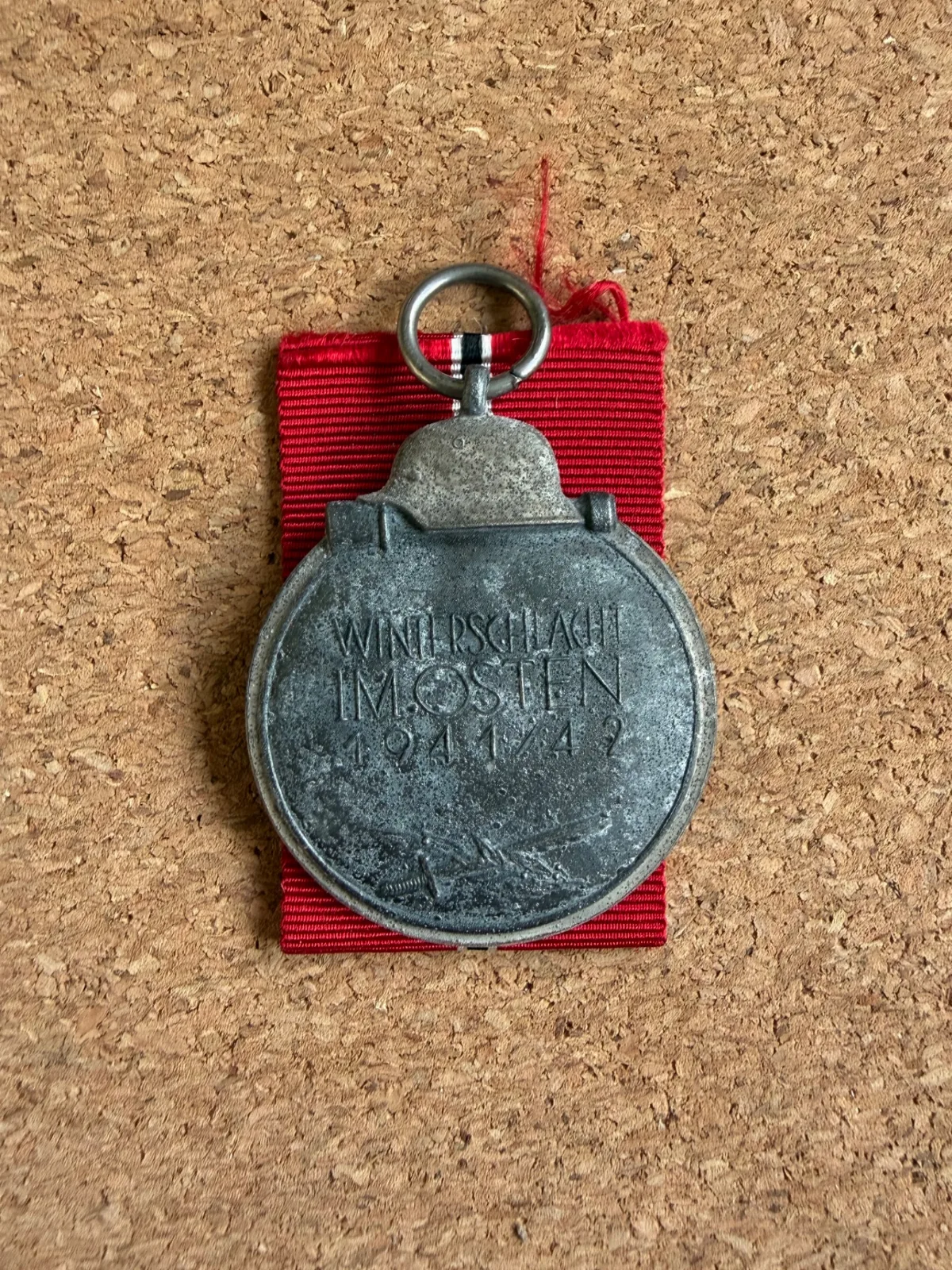 Duitse Oostfront Medaille WOII (Winterschlacht im Osten 1941/42) - Ongemarkeerd — Insignes & Emblemen — WO2 (foto 2 van 2)