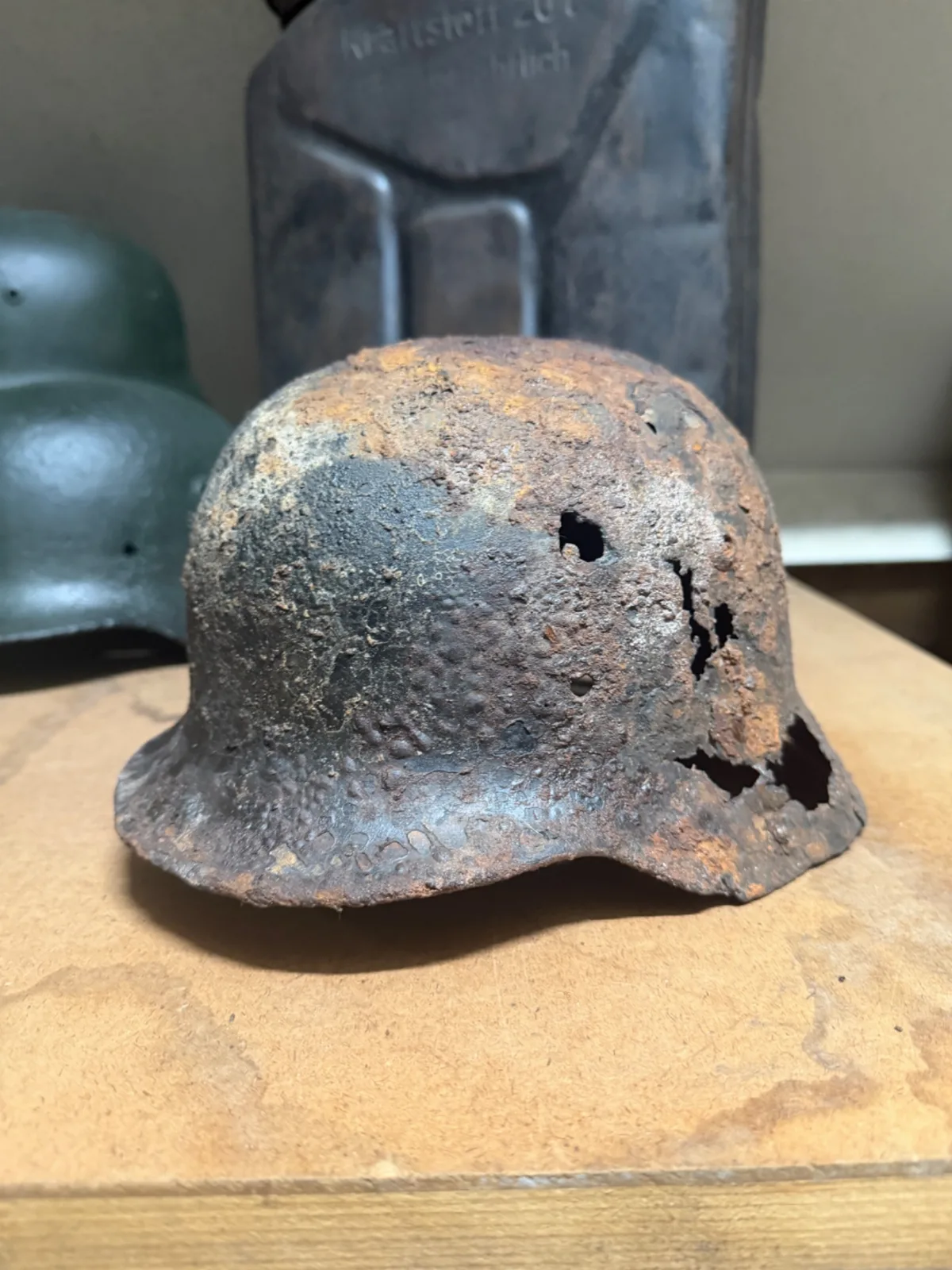 Duitse helm bodemvondst — WO2
