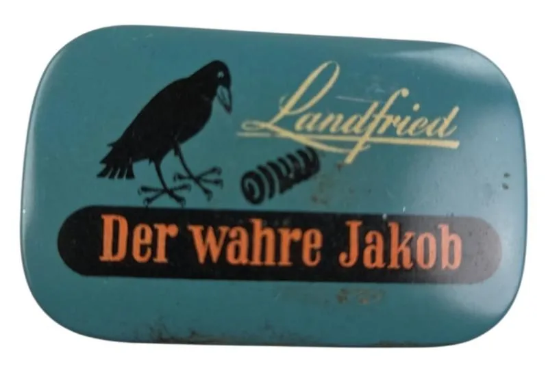 duitse ww2 kauw tabak doosje in gebruikte staat — WO2
