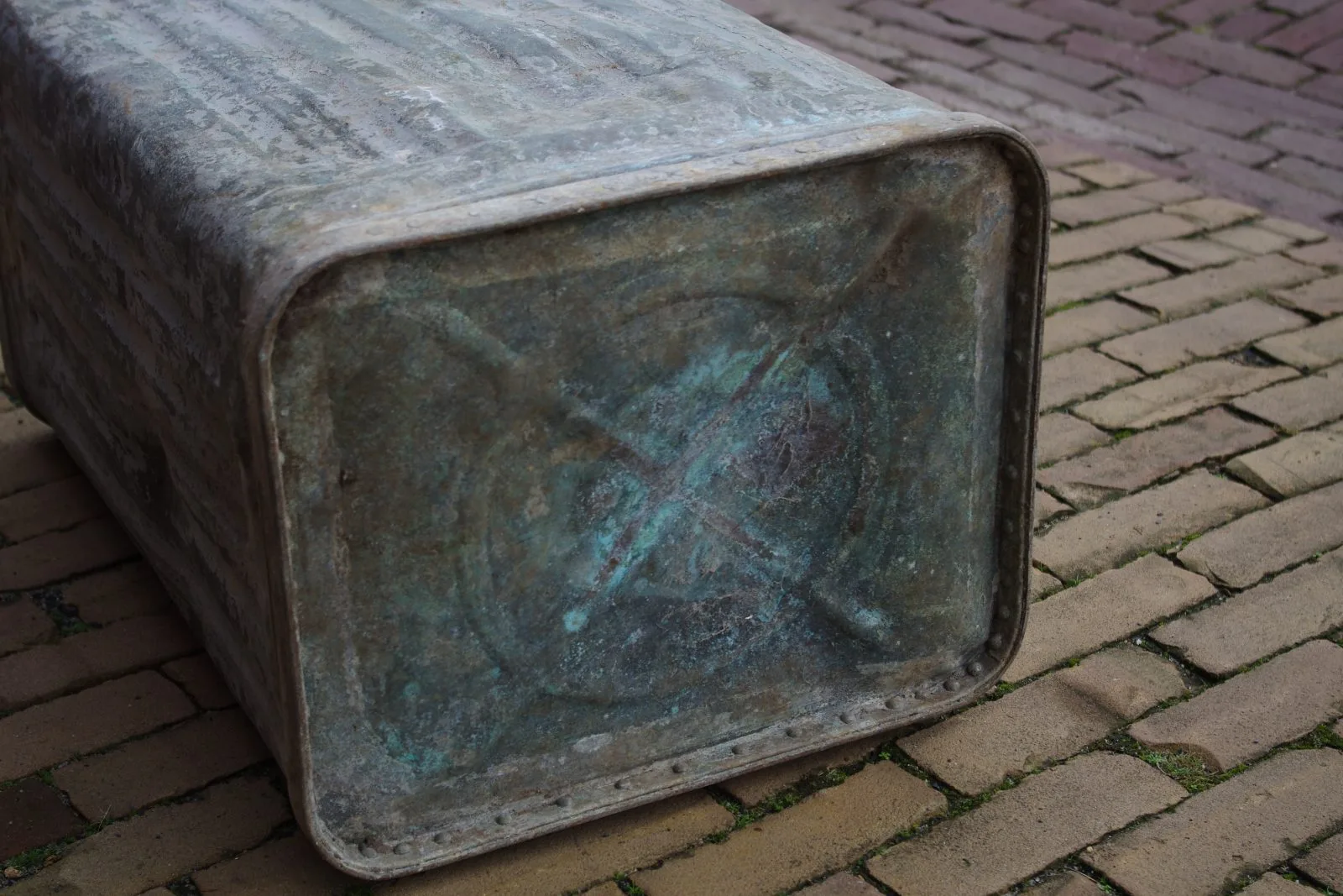 Antieke Russische Kruitkist Munitiekist FHD Markering — Uitrusting & Accessoires — WO1 (foto 8 van 10)