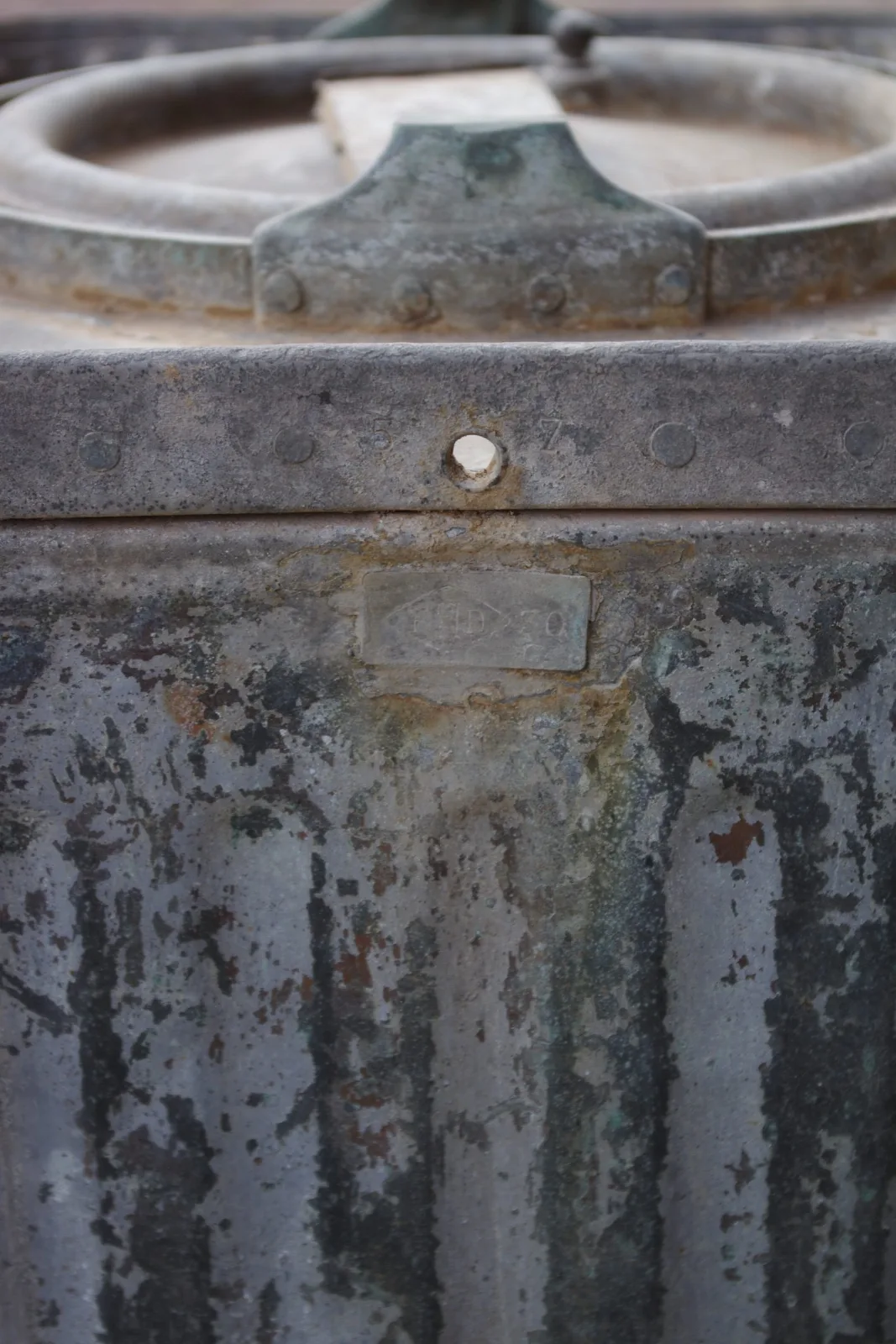 Antieke Russische Kruitkist Munitiekist FHD Markering — Uitrusting & Accessoires — WO1 (foto 7 van 10)