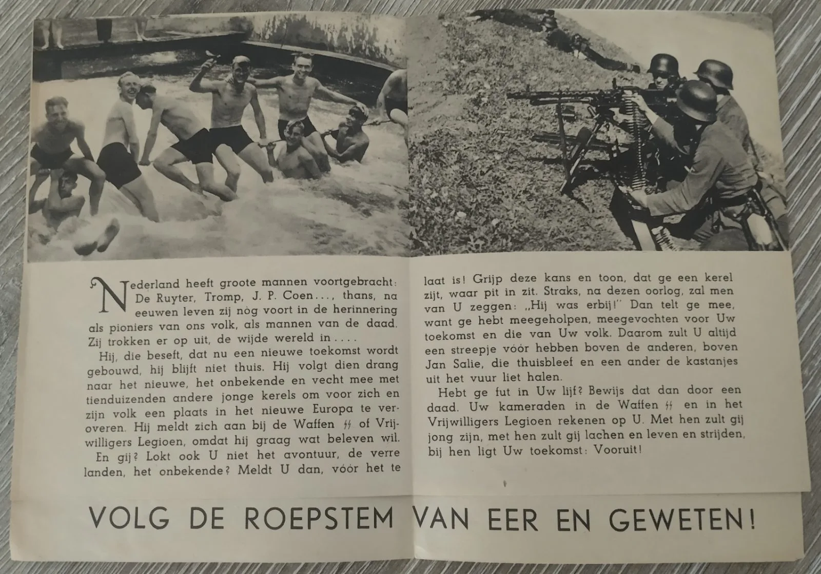 Flinke kerels voor...! (NL wervingsfolder WO II ) — Boeken & Tijdschriften — WO2 (foto 2 van 4)