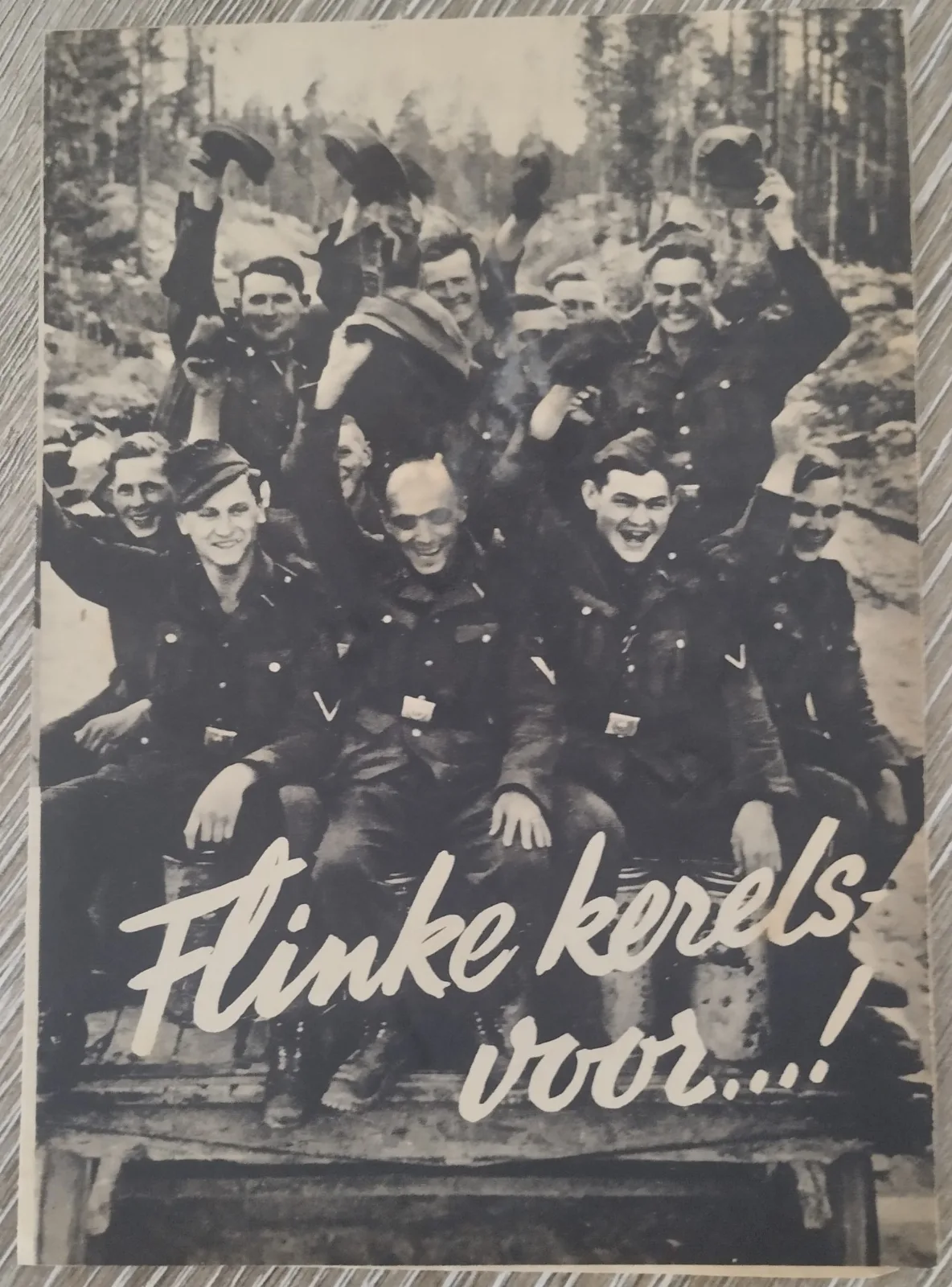 Flinke kerels voor...! (NL wervingsfolder WO II ) — WO2