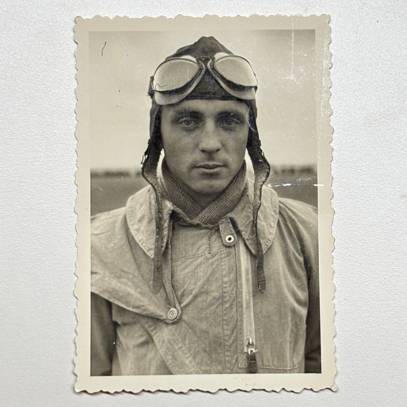 Luftwaffe piloot portretfoto