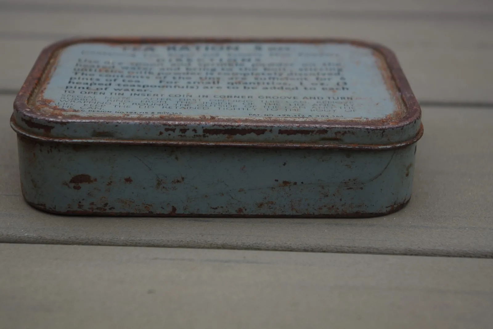 Origineel Brits WO2 Rantsoenblik Tea Ration Compo — Uitrusting & Accessoires — WO2 (foto 9 van 10)