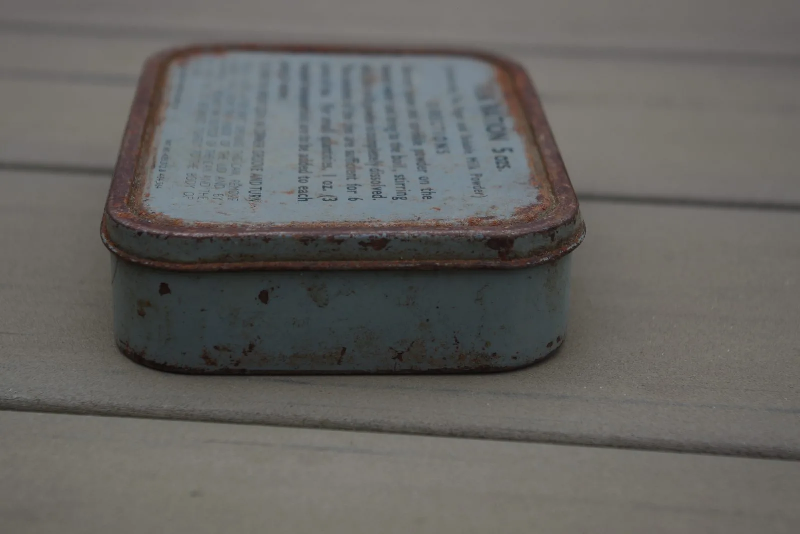 Origineel Brits WO2 Rantsoenblik Tea Ration Compo — Uitrusting & Accessoires — WO2 (foto 10 van 10)
