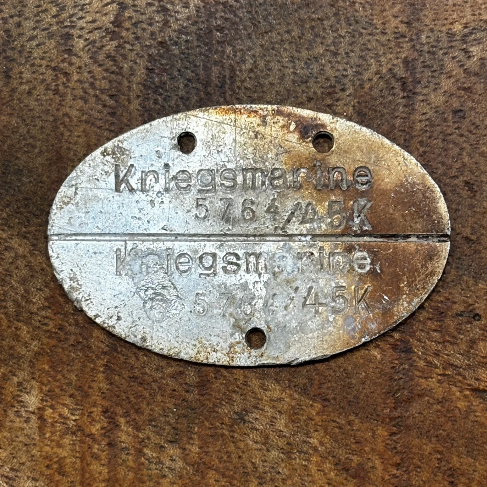Erkennungsmarke Kriegsmarine — WO2
