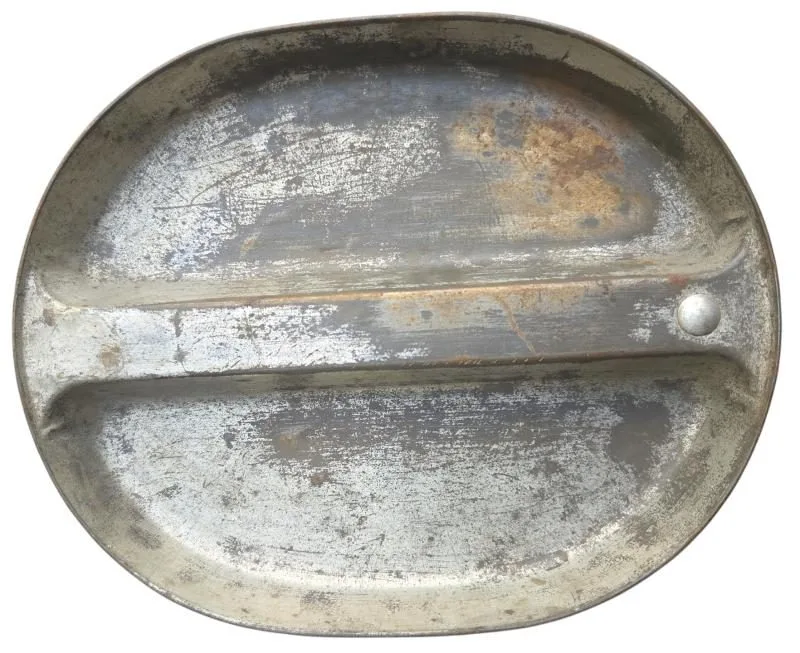 amerikaanse ww2 mestim met bestek in gebruikte staat — Uitrusting & Accessoires — WO2 (foto 3 van 7)