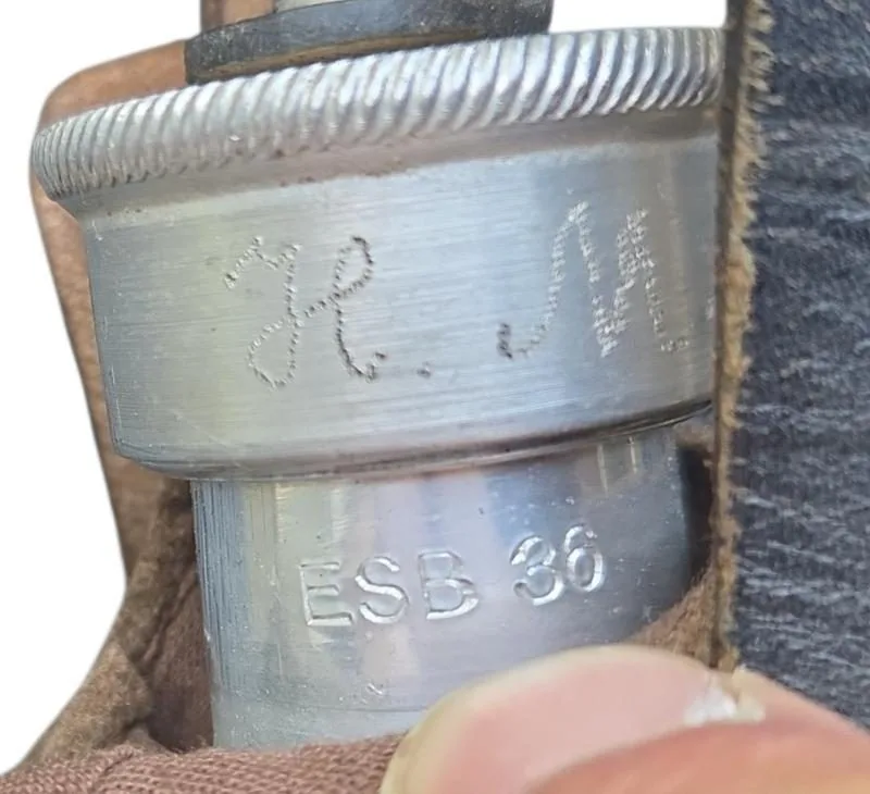 duitse ww2 grote veldfles in hele nette gebruikte staat — Uitrusting & Accessoires — WO2 (foto 9 van 10)