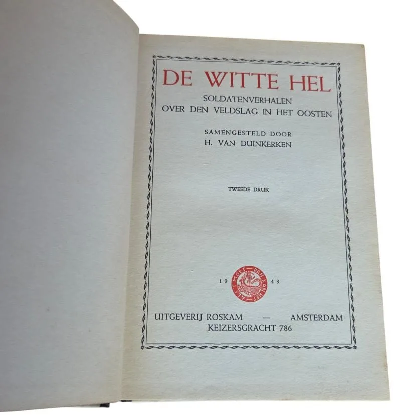 nederlandse ww2  fouten boek "De witte hel" — Boeken & Tijdschriften — WO2 (foto 3 van 10)