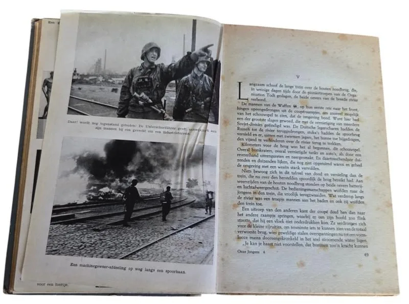 nederlandse ww2 foute  boekje "onze jongens aan het front " — Boeken & Tijdschriften — WO2 (foto 9 van 10)