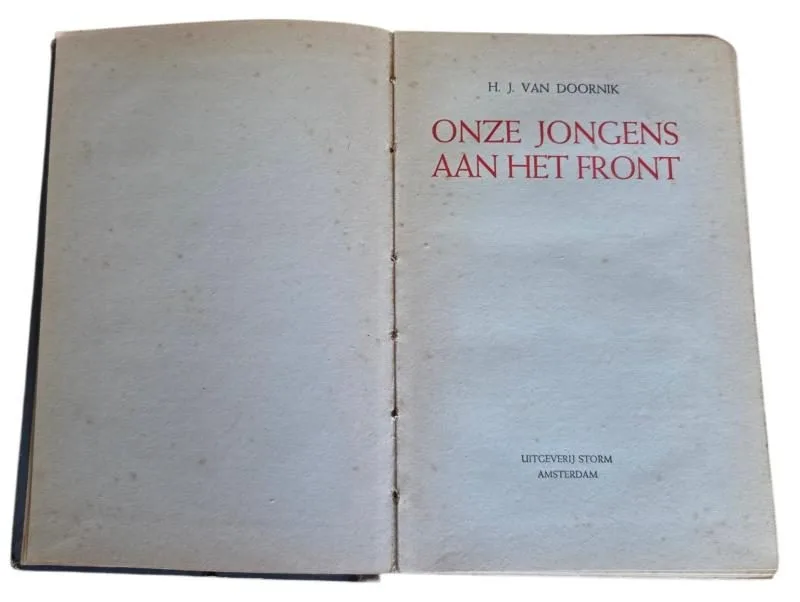 nederlandse ww2 foute  boekje "onze jongens aan het front " — Boeken & Tijdschriften — WO2 (foto 2 van 10)