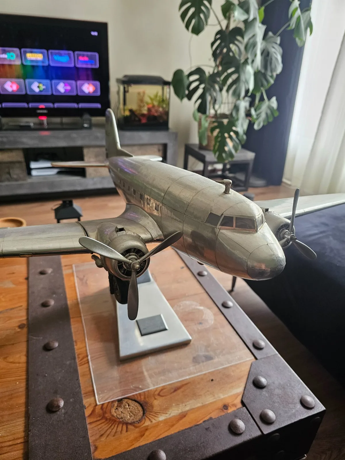Handgemaakte metalen modelvliegtuig D-C3 — Overige — WO2 (foto 2 van 5)