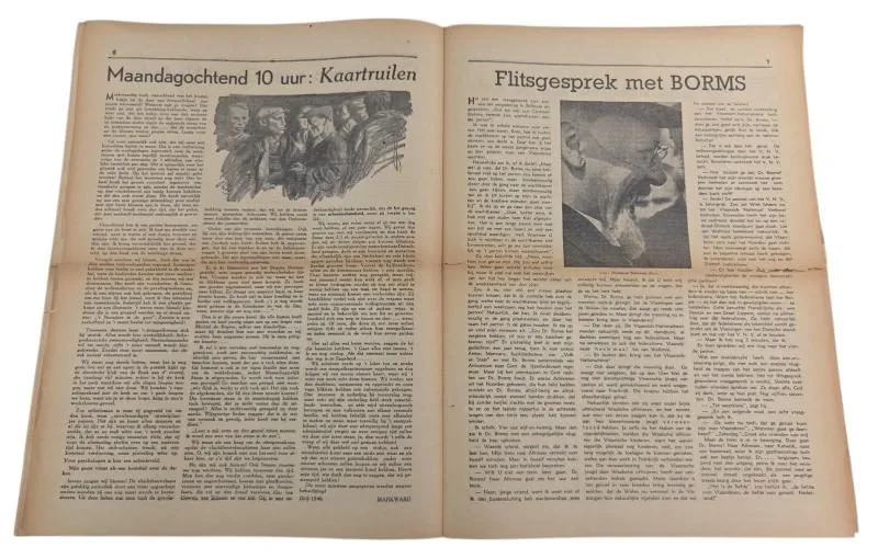 nederlandse  WWII National Front krant de weg — Boeken & Tijdschriften — WO2 (foto 3 van 9)