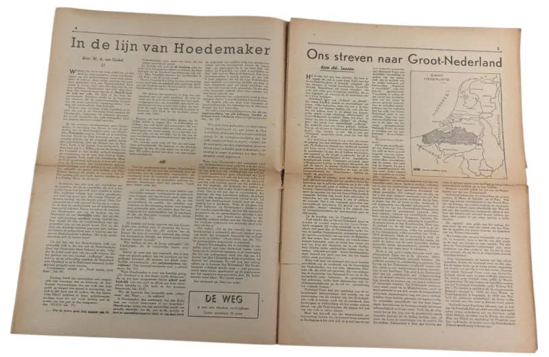 nederlandse  WWII National Front krant de weg — Boeken & Tijdschriften — WO2 (foto 4 van 9)
