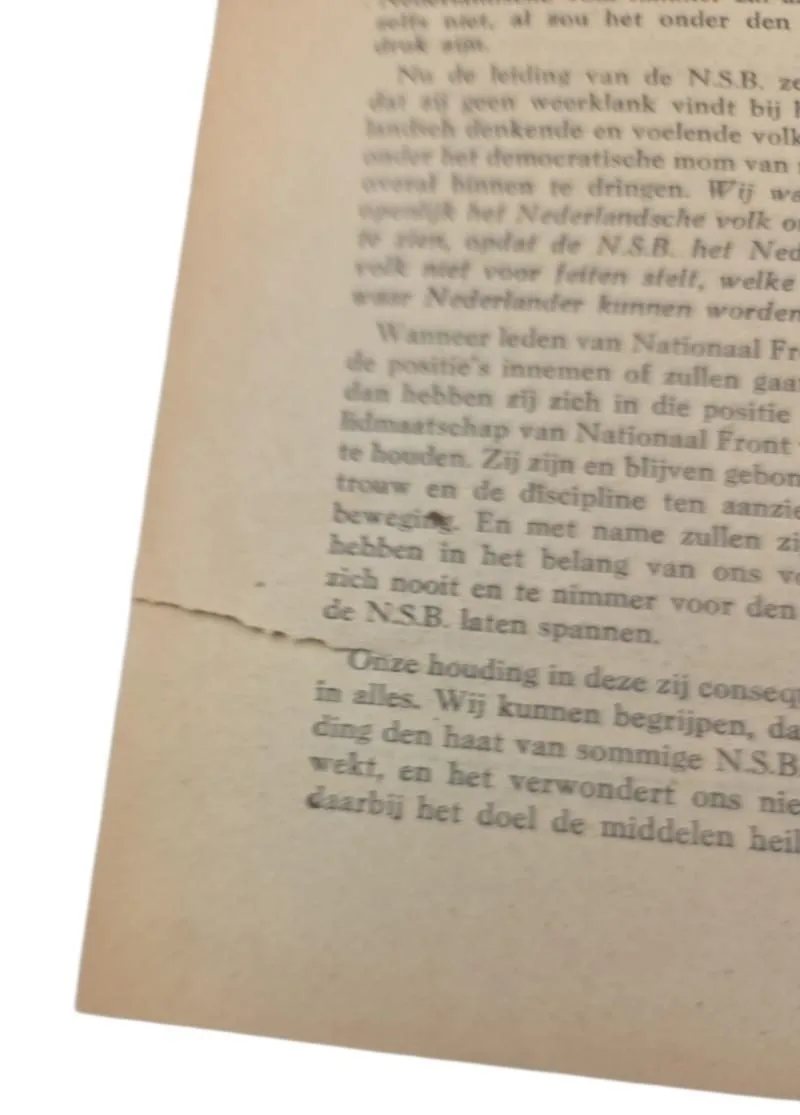 nederlandse  WWII National Front krant de weg — Boeken & Tijdschriften — WO2 (foto 9 van 9)