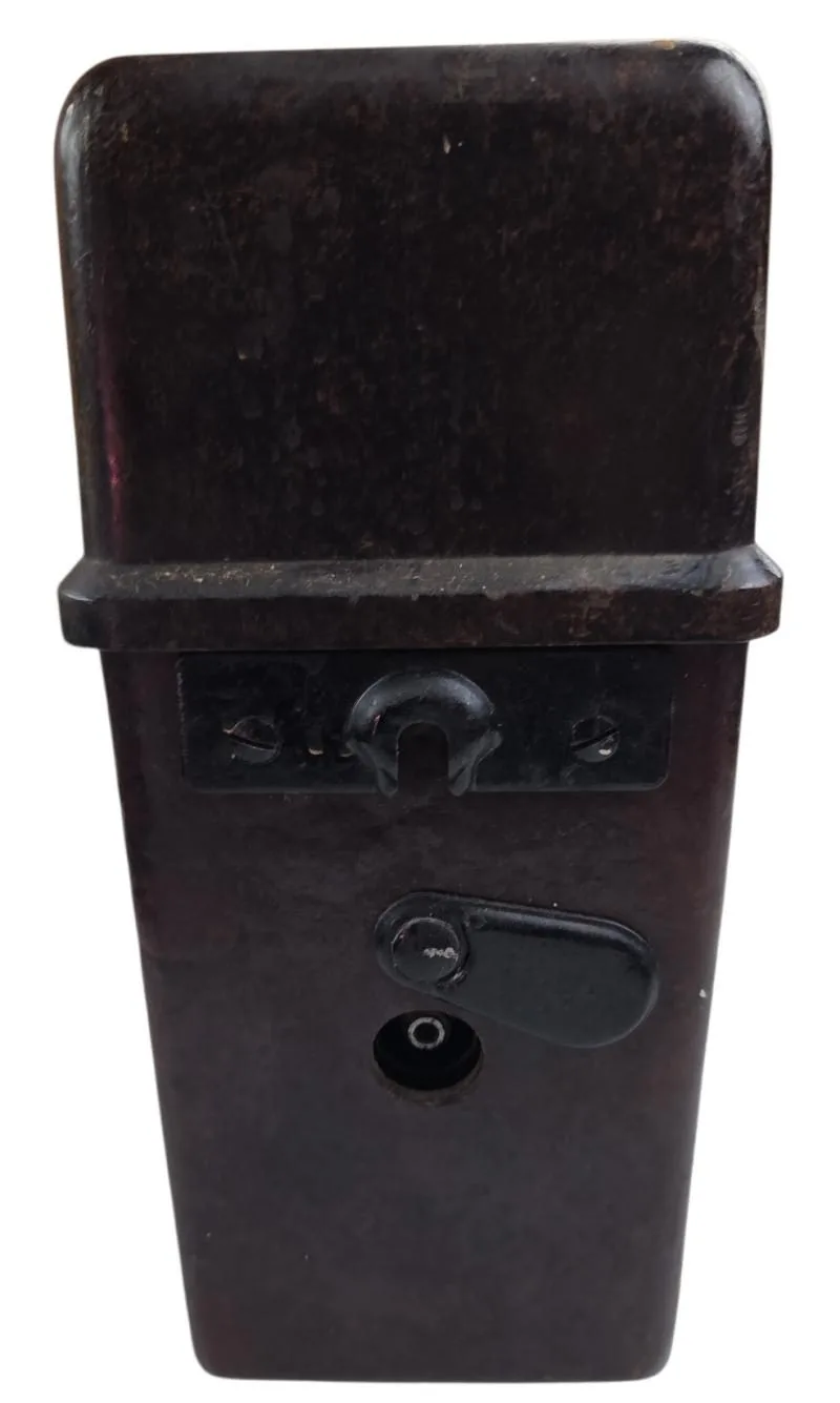duitse veld telefoon in een gebruikte staat — Uitrusting & Accessoires — WO2 (foto 3 van 10)