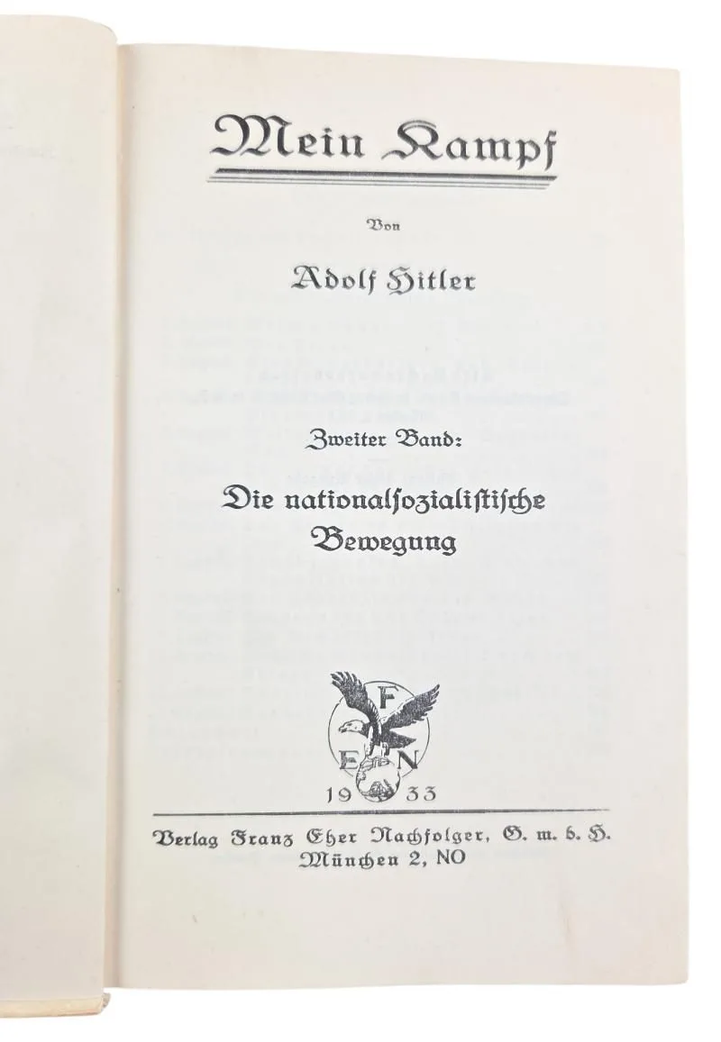 duitse ww2  mein kamp  set in een zwaar gebruikte staat voorkant zit los — Boeken & Tijdschriften — WO2 (foto 4 van 8)