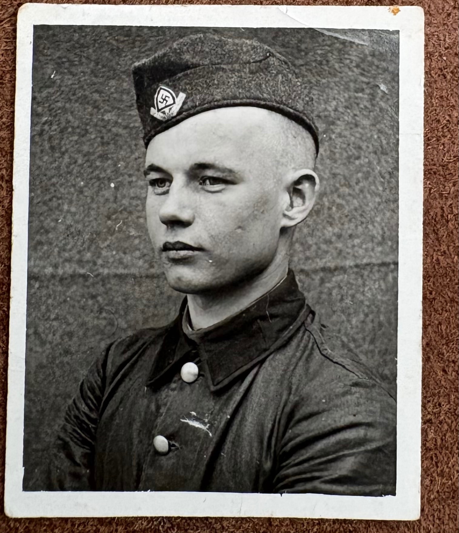 Duitse pasfoto RAD militair