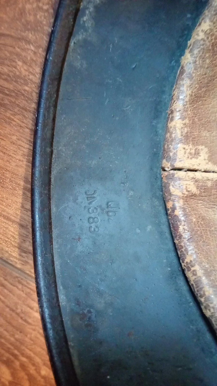 M40 nog decal. Luftwaffe blauw — Helmen & Hoofddeksels — WO2 (foto 4 van 5)