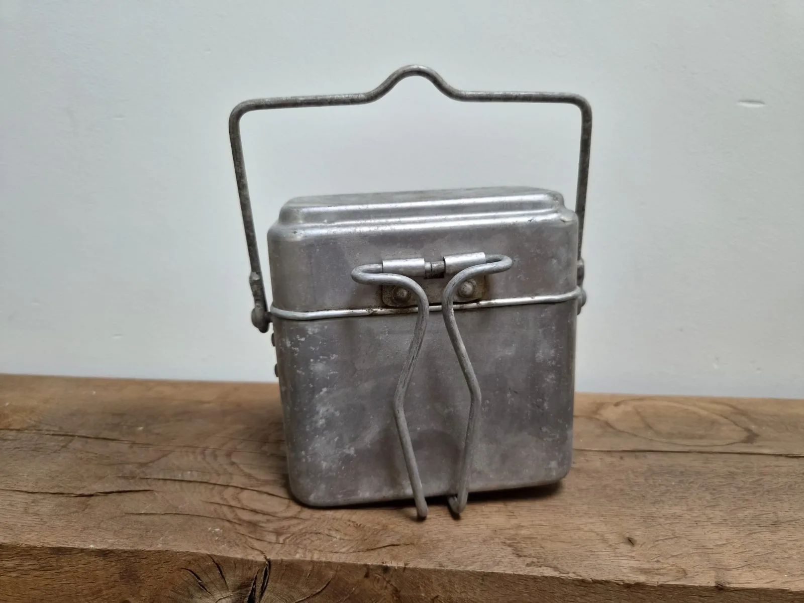 French M1935 Type Aluminium Mess Kit / Gamelle , AM Marked, Complete 3-Piece Set — Uitrusting & Accessoires — Koreaanse-Oorlog (foto 2 van 3)